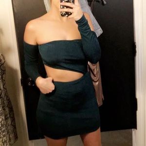 Party Dress Side Cut-Out Detail